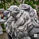 imagem do produto Par de Le�es em M�rmore Preto 170cm - EMP547