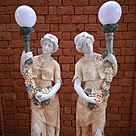 imagem do produto Par de Lumin�ria Belga em M�rmore 170cm - EMP384 Design Sofisticado