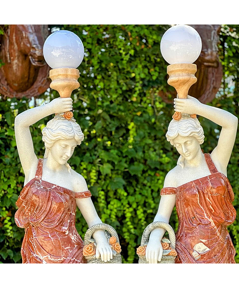 imagem do produto Par de Lumin�rias em M�rmore 160cm - EMP612