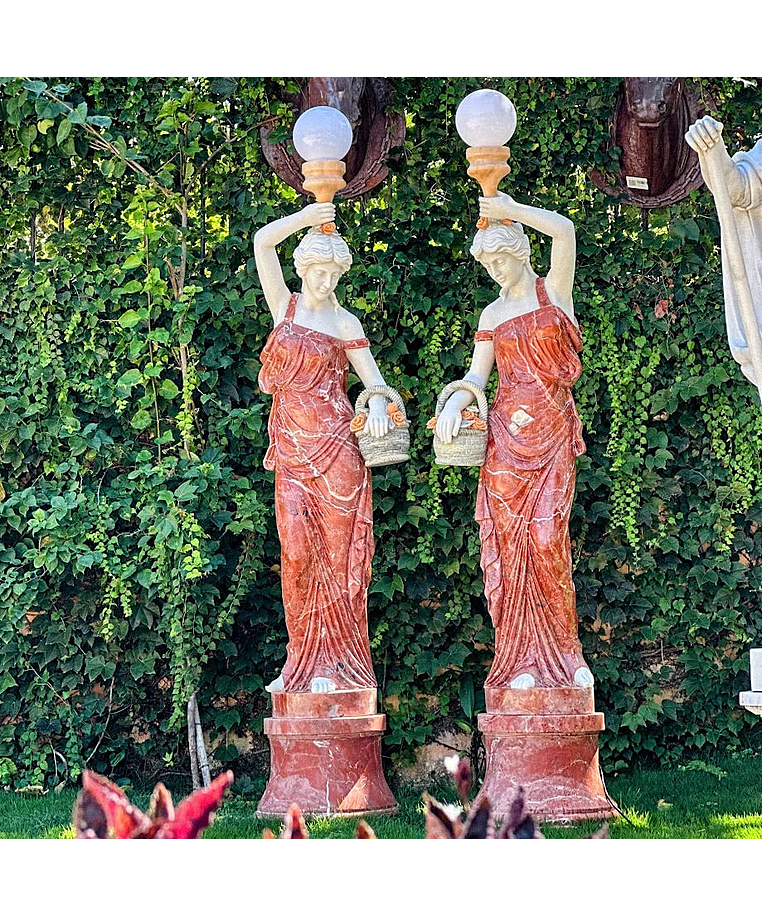 imagem do produto Par de Lumin�rias em M�rmore 160cm - EMP612