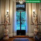 imagem do produto Par Lumin�rias em M�rmore Rosa 230cm - EMP485 Eleg�ncia e Impacto Visual