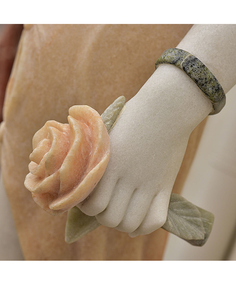 imagem do produto Par Lumin�rias em M�rmore Rosa 230cm - EMP485