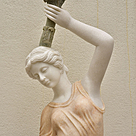 imagem do produto Par Lumin�rias em M�rmore Rosa 230cm - EMP485