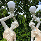 imagem do produto Par Lumin�rias em M�rmore Rosa 230cm - EMP485