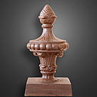 imagem do produto Pinha Decorativa com Base 65cm em Ferro Fundido VRF163 Para Jardins e Projetos Cl�ssicos 