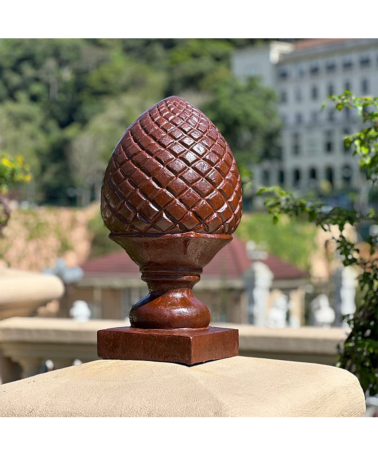 imagem do produto Pinha em Ferro Fundido 60cm VRF024 Detalhe Cl�ssico e Sofisticado