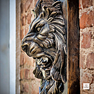 imagem do produto Placa Cara de Le�o em Bronze 50cm VRBZ329 Eleg�ncia e Presen�a