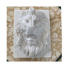 imagem do produto Placa de M�rmore Cara de Le�o 50cm - VRMP328