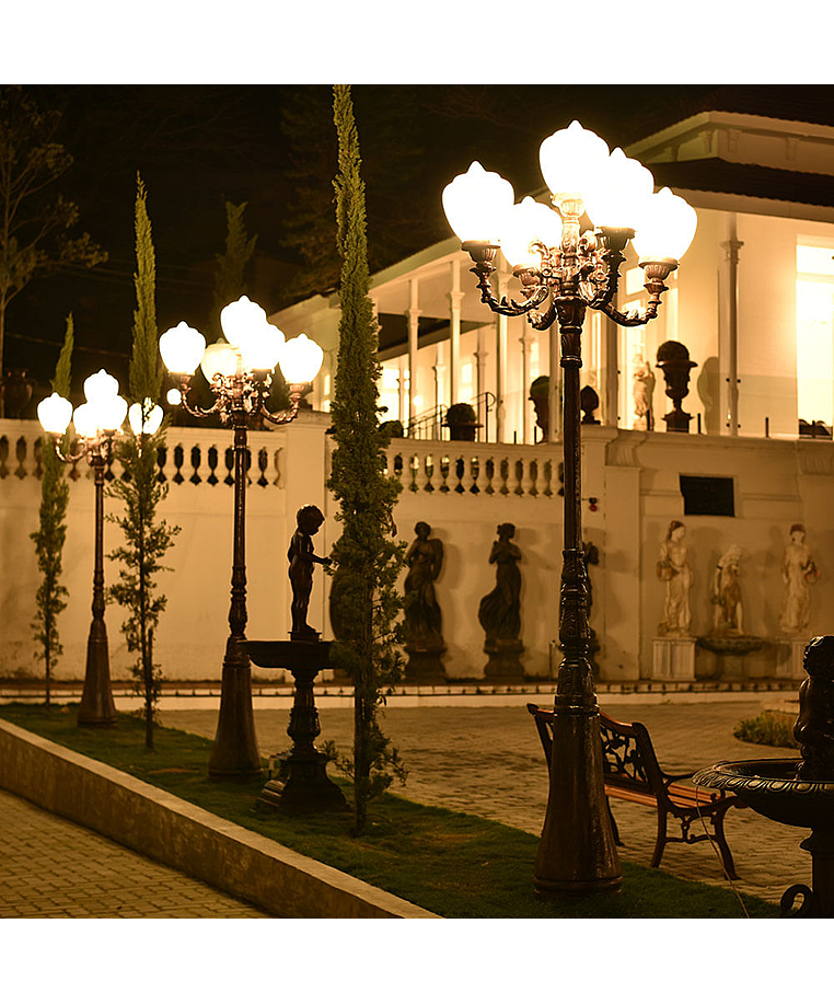 imagem do produto Poste Florena com 5 braos 330cm - VRF283