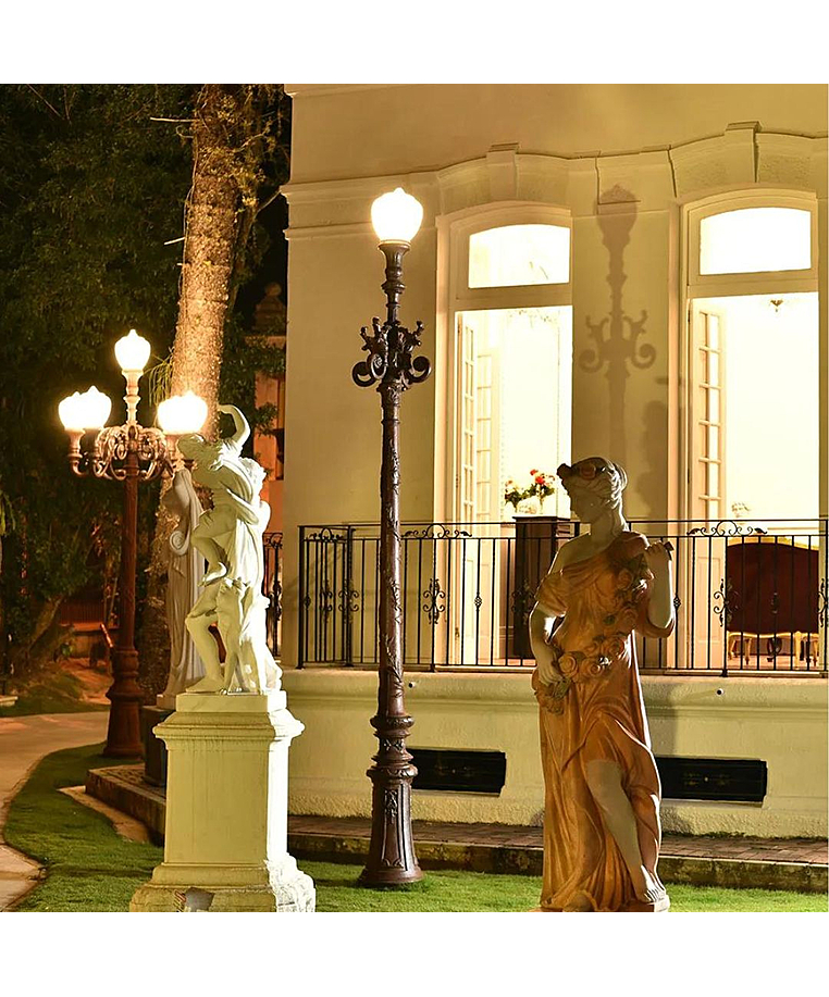 imagem do produto Poste Rio Antigo 1 com Capitel 400cm - VRF025