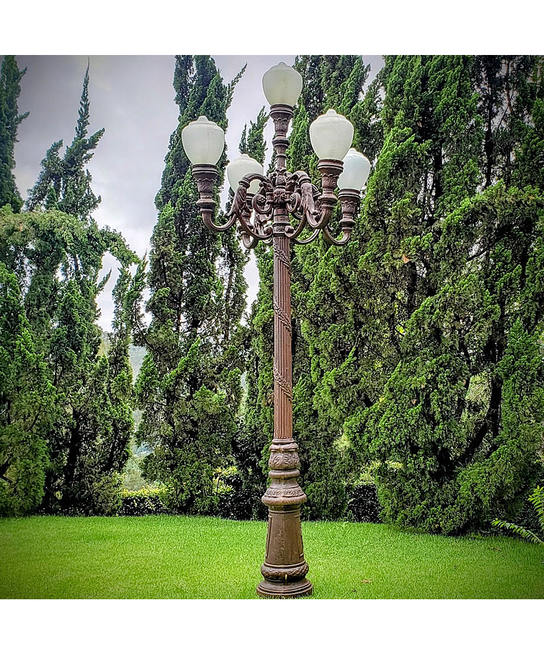 imagem do produto Poste Rio Antigo 400cm VRF026 Para Ilumina��o Cl�ssica e Projetos Monumentais