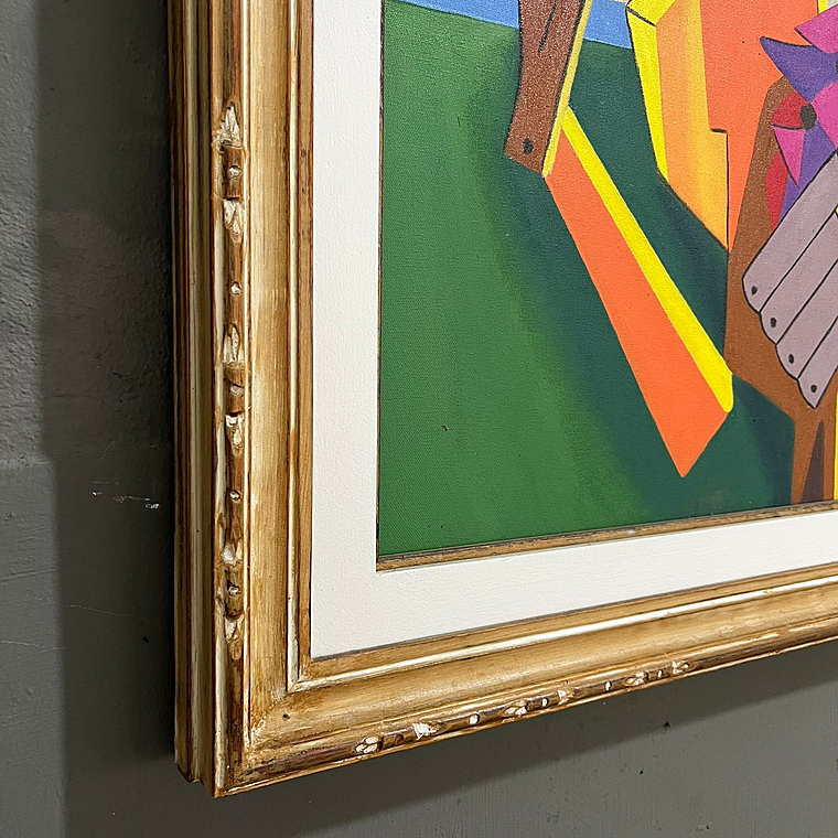 imagem do produto Quadro com Moldura Casal Pli� 95cm QDR001 Arte e Movimento