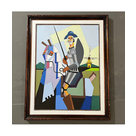 imagem do produto Quadro com Moldura Dom Quixote 96cm QDR002 Cl�ssico e Inspirador