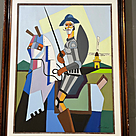 imagem do produto Quadro com Moldura Dom Quixote 96cm - QDR002