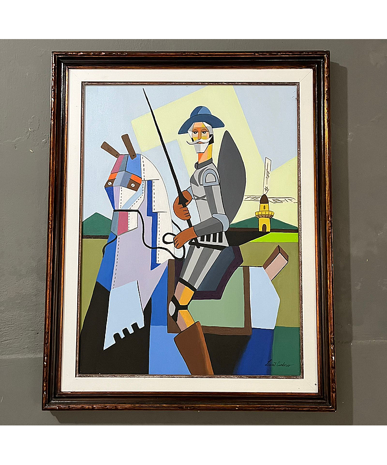 imagem do produto Quadro com Moldura Dom Quixote 96cm - QDR002