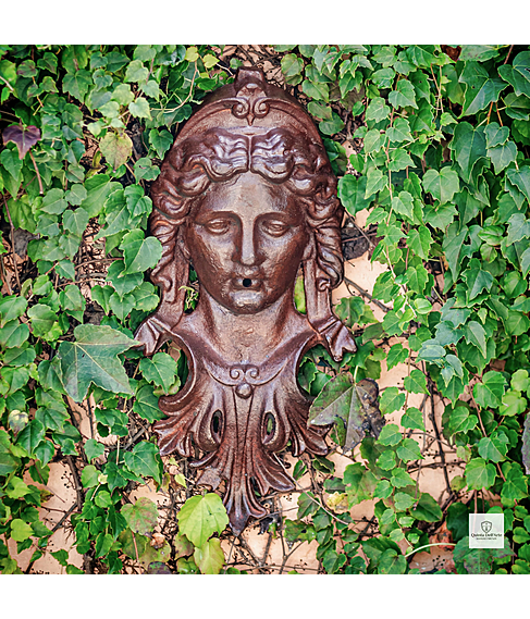 imagem de Rosto ndia Ferro Fundido 49cm - VRF064A