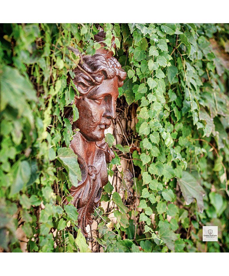 imagem do produto Rosto India Ferro Fundido 49cm - VRF064A  Arte Decorativa