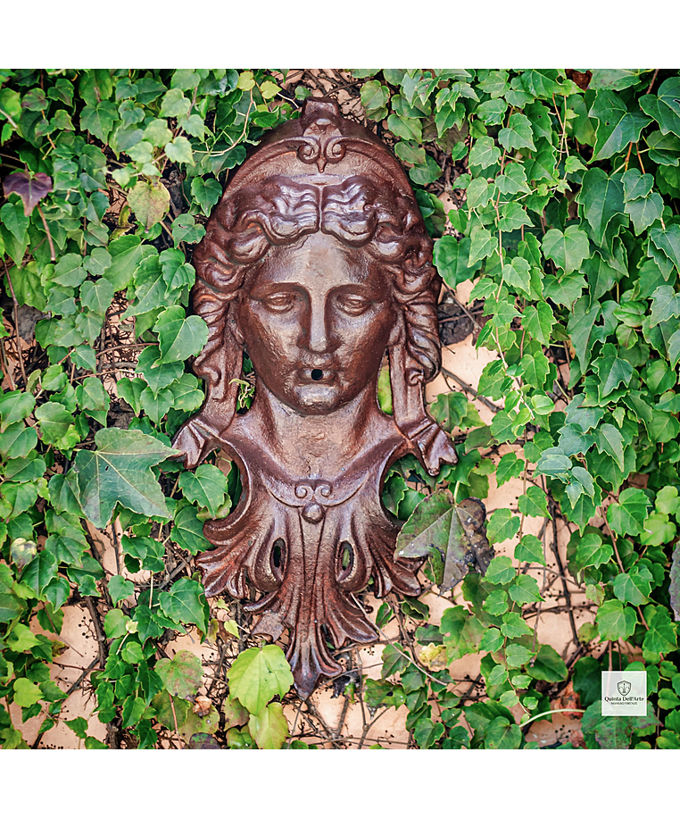 imagem do produto Rosto India Ferro Fundido 49cm - VRF064A  Arte Decorativa