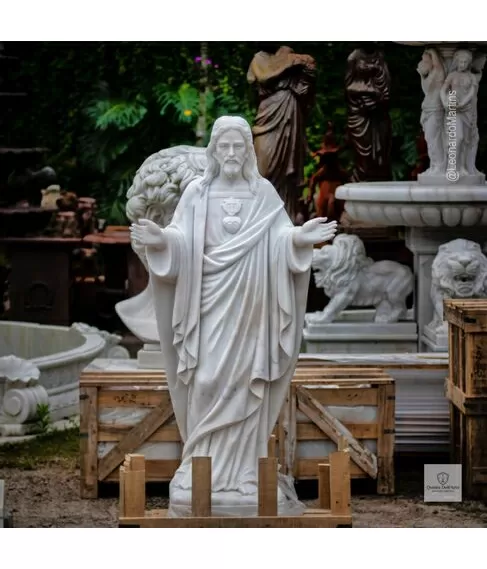 imagem de Sagrado Coração de Jesus Braços Abertos 160cm - IMP356