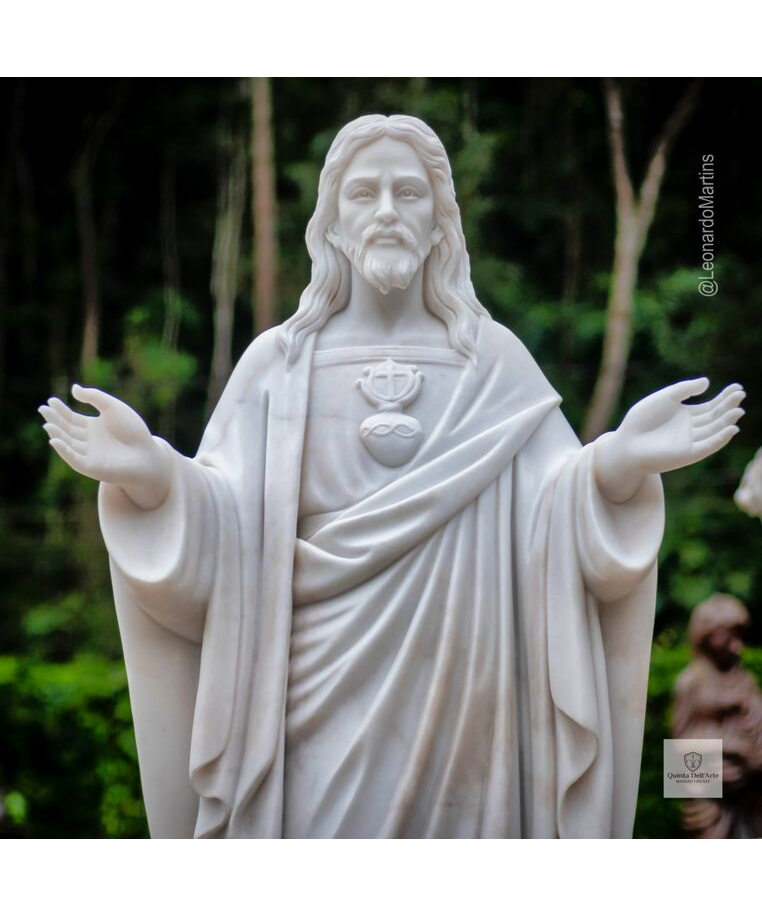 imagem do produto Sagrado Cora��o de Jesus Bra�os Abertos 160cm - IMP356 Escultura Religiosa Cl�ssica