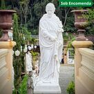imagem do produto S�o Jos� M�rmore Branco 160cm - IMP351 Escultura Religiosa 