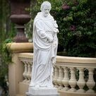 imagem do produto S�o Jos� M�rmore Branco 160cm - IMP351 - Escultura Religiosa Cl�ssica para Ambientes