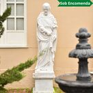 imagem do produto S�o Jos� M�rmore Branco 160cm - IMP351 S�mbolo de F� e Prote��o Familiar