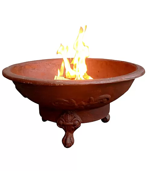 imagem de Tacho Pequeno em Ferro Fundido 30cm VRF154 Rusticidade e Autenticidade Decorativa