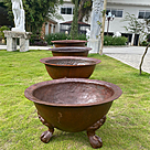 imagem do produto Tacho Pequeno em Ferro Fundido 30cm VRF154 Rusticidade e Autenticidade Decorativa