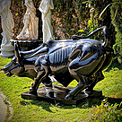 imagem do produto Touro de Wall Street em M�rmore 125cm EMP575 For�a e Prest�gio