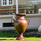 imagem do produto Vaso de Ferro Fundido Decorativo Anfora Lisa em Ferro Fundido 85cm - VF037  Refinado