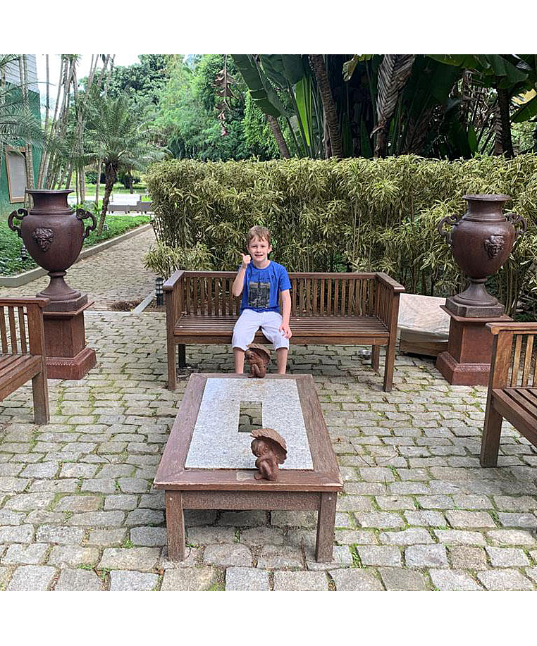 imagem do produto Vaso Decorativo �nfora Cara de �ndia 85cm  - VF037A