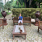 imagem do produto Vaso Decorativo �nfora Cara de �ndia 85cm  - VF037A