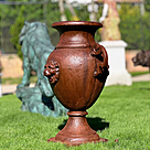 imagem do produto Vaso Decorativo Anfora Cara de Leao 85cm - VF037B Cl�ssico Imponente