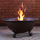 imagem do produto Vaso Decorativo Baci�o em Ferro Fundido 47cm - VRF020 Jardins de Luxo