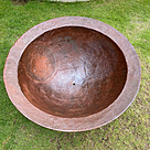 imagem do produto Vaso Decorativo Baci�o em Ferro Fundido 47cm - VRF020 Jardins de Luxo