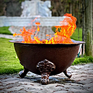 imagem do produto Vaso Decorativo Baci�o em Ferro Fundido 47cm - VRF020 Jardins de Luxo