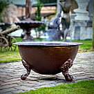 imagem do produto Vaso Decorativo Baci�o em Ferro Fundido 47cm - VRF020 Jardins de Luxo