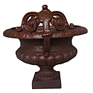 imagem do produto Vaso Decorativo de Ferro Fundido Pequeno com Al�a 45cm - VF038