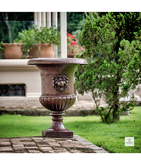 imagem de Vaso Decorativo Sculo XIX com Leo sem Ala 78cm - VF033