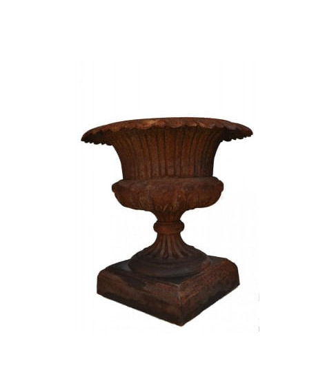 imagem de Vaso Decorativo Taa Base Quadrada Baixo 50cm - VF100