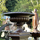 imagem do produto Vaso Decorativo Ta�a com Coluna Quadrada 136cm - VF101