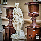 imagem do produto Vaso Romano Liso GG 115cm Ferro Fundido VF128 Eleg�ncia Cl�ssica Monumental