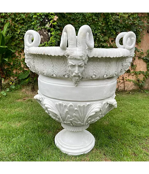 imagem de Vaso Sátiro 70cm - VML136 Clássico Escultural