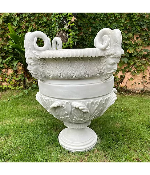 imagem de Vaso Sátiro 70cm - VML136 Clássico Escultural