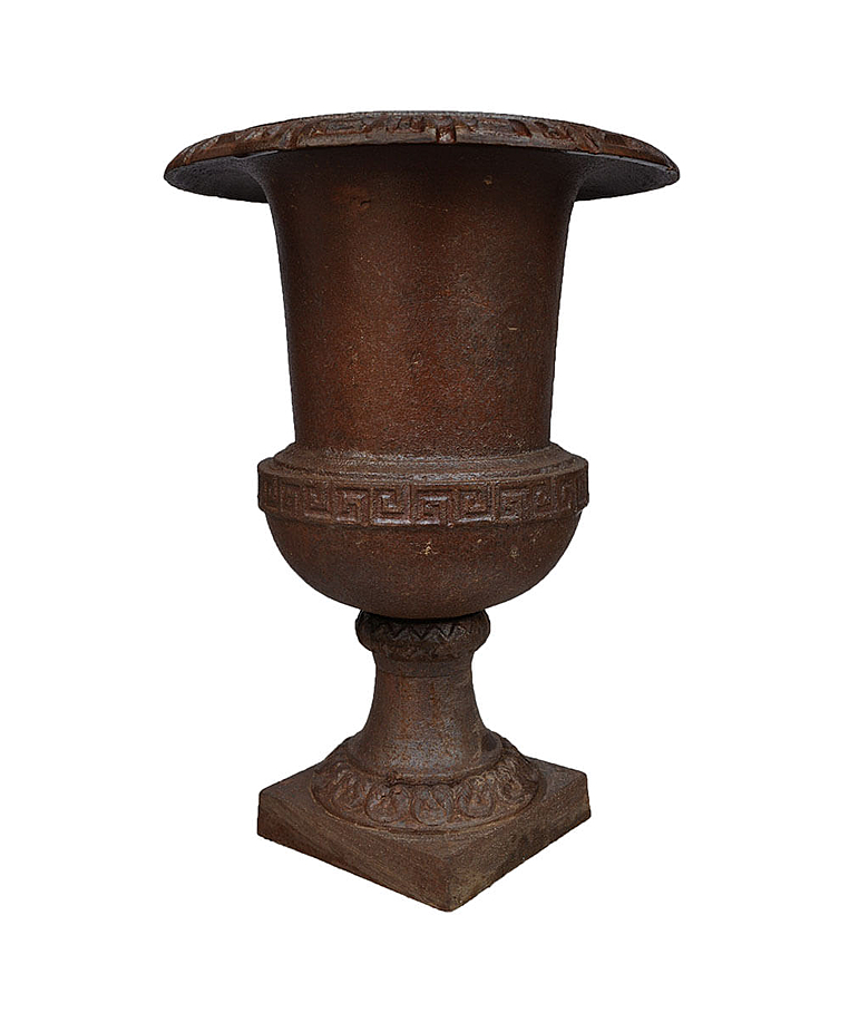 imagem do produto Vaso Ta�a Borda Detalhada em Ferro Fundido 45cm - VF096 Sofistica��o Cl�ssica 