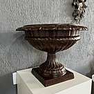imagem do produto Vaso Ta�a Duarco 40cm Ferro Fundido VF091 Eleg�ncia Cl�ssica com Detalhes Sofisticados