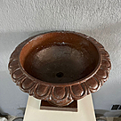 imagem do produto Vaso Ta�a Duarco 40cm Ferro Fundido VF091 Eleg�ncia Cl�ssica com Detalhes Sofisticados