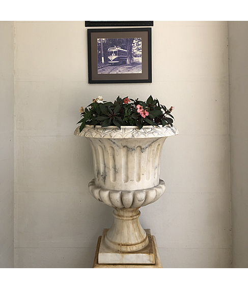 imagem de Vaso Taa Mrmore Branco 70cm - VMP114